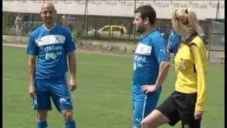 Футболно предизвикателство - Иван & Андрей срещу футболистите на Левски