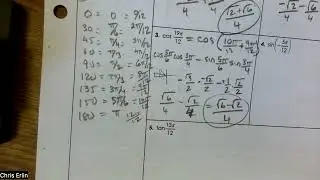 Trig Identities: Sum and Difference and Double and Half Angle - An Introduction