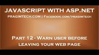 Warn user before leaving web page with unsaved changes