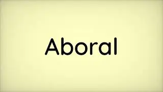 Aboral