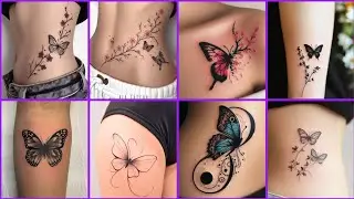 New Trendy Butterfly tattoo designs ideas/small  butterfly tattoo photo | butterfly tattoos girls
