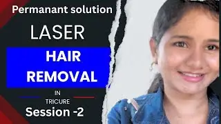 Underarms laser hair removal treatment session -2 