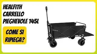 RECENSIONE (2026) : Healfith Carrello Pieghevole 145L. DETTAGLI