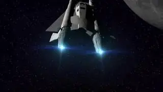 Buck Rogers Starfighter - Lightwave 2015 render