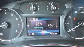 Buick Encore Oil Life Monitor system