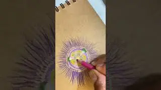 Passion Flower#art #watercolor #artist #artwork #flower #nature #drawing #paint #easyart #keeproshan