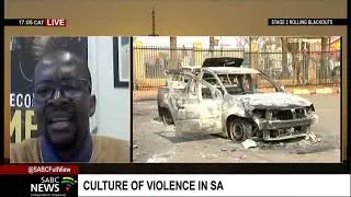 The culture of violence during protests in South Africa: Malose Langa