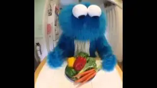 Cookie Monster Hates Veggies- Really Funny