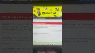 Whatnot Update Stating A Major Outage Shutting Down Whatnot