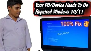 How To Fix Your PC/Device Needs To Be Repaired Windows 10 | How To Solve Windows Need To Be Repaired