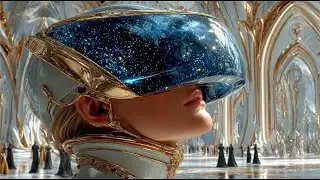 1 Hour Golden Sci-Fi Ambient  Luxury Cyberpunk Future Cities (10 Utopian Metropolises)