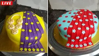 Saree cake | Fondant Saree Cake | How To Make Saree Cake