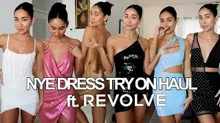 2022 REVOLVE NEW YEARS EVE DRESS TRY-ON HAUL (NBD, H:ours, Lovers and Friends)
