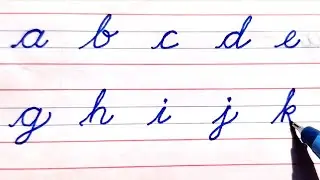 a to z cursive writing practice | cursive for beginners | how to write cursive alphabet |