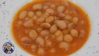 Potaje de alubias veganas - Alubias blancas con verduras - Estofado de alubias