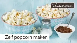 Zoute en zoete popcorn maken