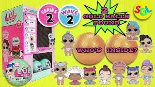 LOL Surprise Dolls Series 2 Wave 2 Gold Balls Found Ultra Rare Lil Sis | LIL Outrageous Littles SGL