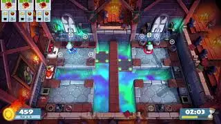 Overcooked 2 Level 5-5 4 stars. 2 players co-op