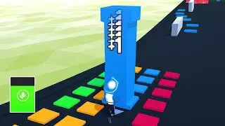 Stack Colors 3D Gameplay Color Run Challenge Satisfying Stack Game Fun Mobile Game Walkthrough 4K
