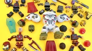 Lego Marvel Avengers End Game: Ironman Mark VII, Thanos, Hulk, Thor | Unofficial Lego Minifigures
