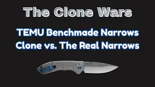 TEMU Benchmade Narrows Clone vs. The Real Narrows