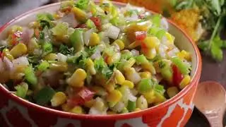 Healthy American Corn Salad Recipe 🌽🥗 #salad #healthycooking  #viral