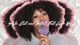 Wig Transformation | How to Cut, Install & Style My Jaleah Wig from My First Wig
