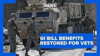 GI Bill benefits restored for veterans dismissed over COVID vaccine refusal | NewsNation Live