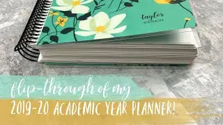 FLIP-THROUGH OF MY 2019-20 PLANNER! | tattooed teacher plans