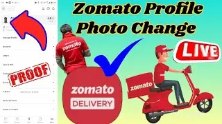 Zomato Rider Profile Photo Change || How to change zomato partner profile picture || #zomato_partner