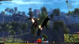 Skyscale Rider - Kryta - Queensdale - Shaemor Fields