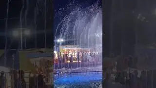 #waterfountain #water #coloredwater #lighting #music #song #light #fair #entertainment #waves