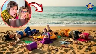 ENCONTRAMOS AS GUERREIRAS DO KPOP DESMAIADAS NA PRAIA E ALGO TERRÍVEL ACONTECEU