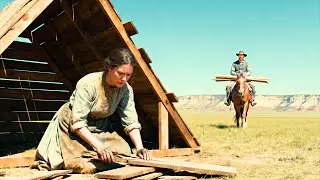 The Widow Was Building a Shelter With Broken Boards—Rancher Watched From Afar,Then Rode Over With...