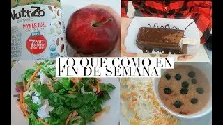 LO QUE COMO EN FIN DE SEMANA