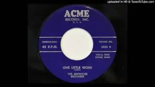 The Brewster Brothers - One Little Word (Acme 2025)