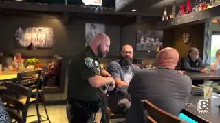 Flathead County law enforcement trade in handcuffs for aprons to support Special Olympics