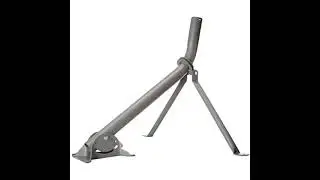 Cables Direct Online Universal Outdoor Heavy Duty Satellite Dish Antenna Mount Tripod TV Pole