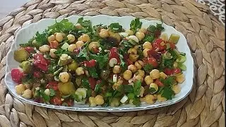 EKŞİLİ NOHUT SALATASI TARİFİ👌😋💯😍