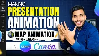 📍Best PPT Animation in Canva | Canva Transition| Map Animation | @canva | Safalya Gurukul