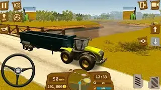 Farmer Sim 2018 #5 New Tractor Unlocked - Real Farming Simulator - Android Gameplay FHD