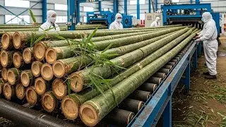 Inside a High-Tech Bamboo Processing Factory You've Never Seen Before