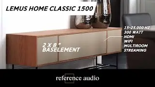 HIFI-m&ouml;bel och Soundbar. Lemus HOME Classic 1500
