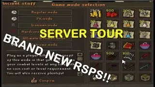 BRAND NEW RSPS?! Server Tour Of Arceuus (CONTENT PACKED SERVER)