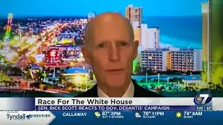 Senator Rick Scott Talks Governor DeSantis Bid for the 2024 Election