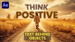 Text Behind Object Effect in After Effects | Tamil Tutorial 🔥