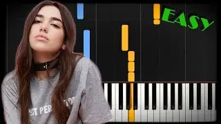 Dua Lipa - New Rules Piano Tutorial EASY