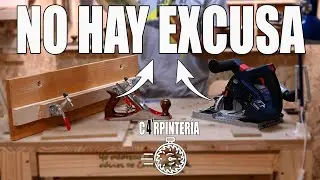 ⏱ CARPINTERÍA en 4' 🚀 CÓMO CANTEAR MADERA sin CANTEADORA.