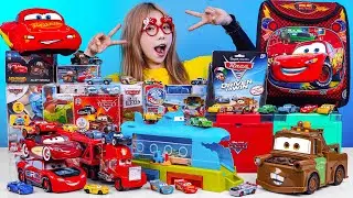 Disney Pixar Cars Unboxing Review | Lightning McQueen | Disney Pixar Cars Submarine Car Wash Playset