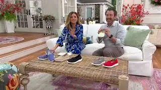 Revitalign Orthotic Washable Slip Ons - Comfort Stretch Damask on QVC